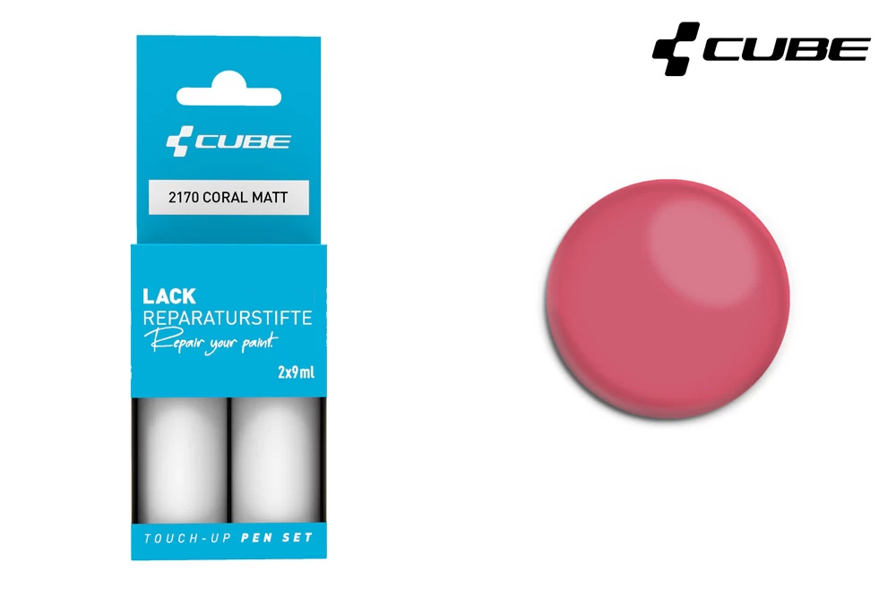 Cube Lackreparaturstift Set CORAL Matt 2 Cube Lackreparaturstift Set CORAL Matt – Bild 2