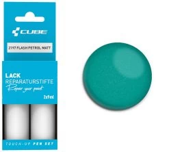 Cube Lackreparaturstift Set FLASH PETROL Matt
