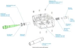 HOPE Pedalachse Für F20 Plattformpedale 7 HOPE Pedalachse Für F20 Plattformpedale -MTB Teile Verkauf Hope Pedalachse fur F20 Plattformpedale