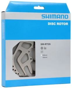 Shimano SM-RT26 6-Loch Bremsscheibe -MTB Teile Verkauf Shimano Bremsscheibe SM RT26S 180mm Verpackung
