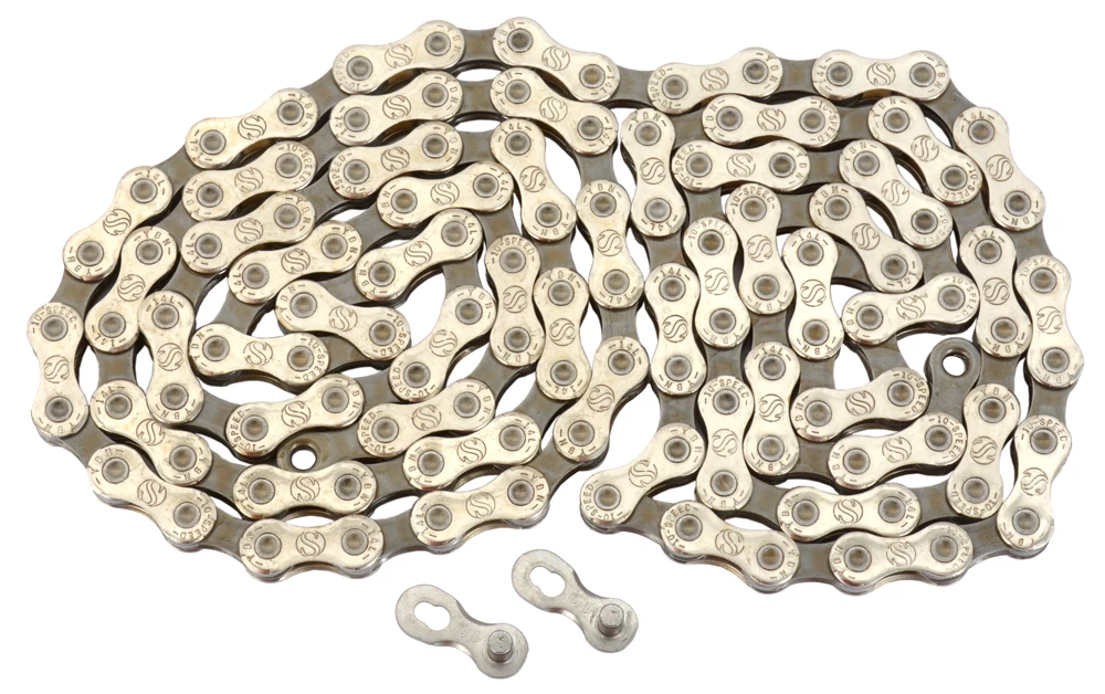 YBN S10s 10-fach Kette, Silber/grau 1 YBN S10s 10-fach Kette, Silber/grau