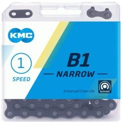 KMC B1 Narrow Singlespeedkette -MTB Teile Verkauf groot BB1NB0112 B1 Narrow Black