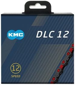 KMC X12 DLC 12-fach Kette -MTB Teile Verkauf groot BD12BR126 DLC12 Black Red