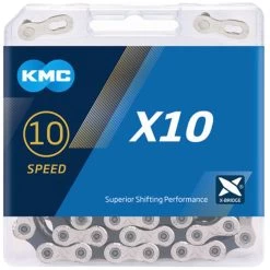 KMC X10 10-fach Kette -MTB Teile Verkauf groot BX10NB114 X10 Silver Black